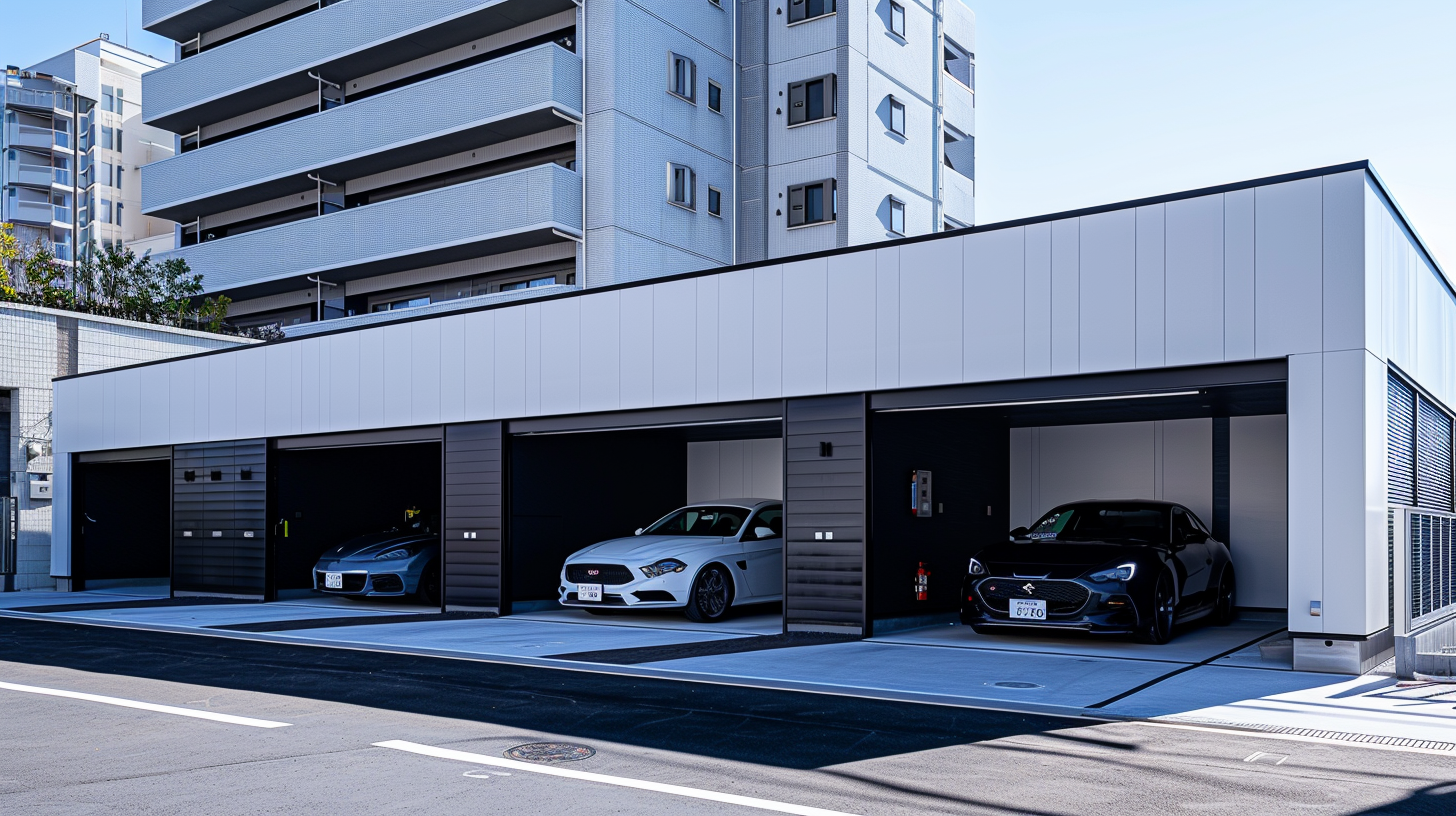 mongorian346_Japanese-style_car_storage_three_cars_parked_in_th_096117ce-4348-4f1e-9df5-0f2dd553e3ac
